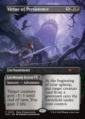 Virtue of Persistence - Foil - Borderless - Final Fantasy - Store Championship Promo